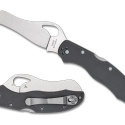 Spyderco Gooney, Folding Knife, 3.46" Hawkbill/Reverse S Blade, 9Cr14MoV...