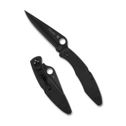 Spyderco Police, Folding Knife, 4.2" Drop Point Blade, 9.5" Overall Leng...