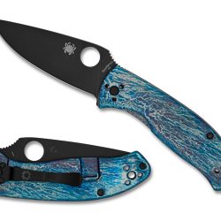 Spyderco Tenacious, Folding Knife, 3.35" Drop Point Blade, D-2 Blade Ste...
