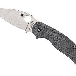 Spyderco Sage 5 Lightweight, Folding Knife, Plain Edge, Gray FRN Handle,...