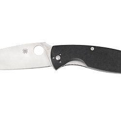 Spyderco Resilience, 4.2" Folding Knife, Clip Point, Plain Edge, 8Cr13Mo...