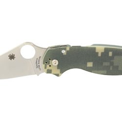 Spyderco Para 3, 2.93" Folding Knife, CPM S45VN, Plain, CAMO G-10