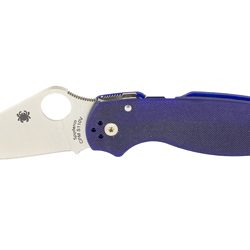 Spyderco Para 3, 2.95" Folding Knife, CPM-S45VN, Dark Blue G-10