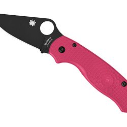 Spyderco Para 3 Lightweight, Folding Knife, Plain Edge, Pink FRN Handle,...