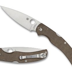 Spyderco Native Chief, Folding Knife, 4.08" Drop Point Blade, CPM CRU-WE...
