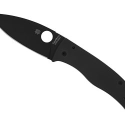 Spyderco Bodacious, Folding Knife, Plain Edge, Black G-10 Handle, Matte ...