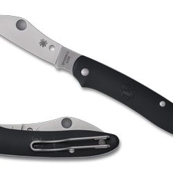 Spyderco ROADIE XL, Folding Knife, 2.74" Sheepsfoot Blade, M398 Blade St...