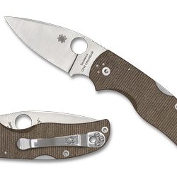 Spyderco Native 5, Folding Knife, 2.95" Drop Point Blade, CPM CRU-WEAR B...