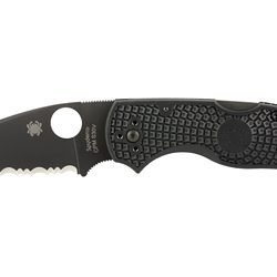 Spyderco Native 5, 2.95" Folding Knife, Black Blade, Lightweight, Black
