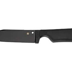 Spyderco Street Bowie, 5" Fixed Blade Knife, Plain Edge, VG10/Black Blad...