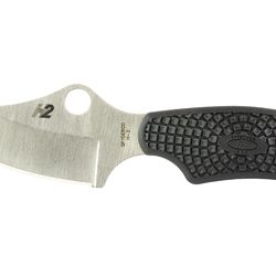 Spyderco ARK, 2.56" Fixed Blade Knife, Lightweight, H2, Black, Includes ...