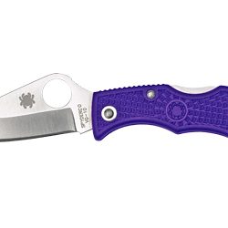Spyderco Ladybug 3, 1.94" Folding Knife, Clip Point, Plain Edge, VG-10 P...