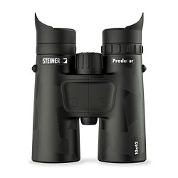 Steiner Predator, Binocular, 10X, 42mm Objectives, Matte Finish, Black, Neck ...