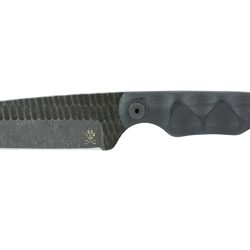 Stroup Knives BRAVO 5, Fixed Blade Knife, 3.5" Tanto Blade, 1095 High Ca...