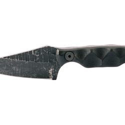Stroup Knives Mini 1, Fixed Blade Knife, 3" Clip Point Blade, 1095 High ...