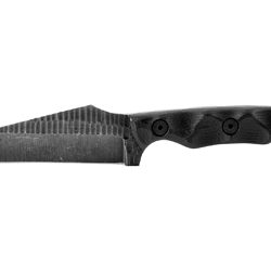 Stroup Knives TU2, Fixed Blade Knife, 4" Clip Point Blade, 1095 High Car...
