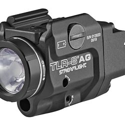 Streamlight TLR-8A G Flex, Black Finish, 500 Lumens, 1.5 Hour Runtime, Green ...