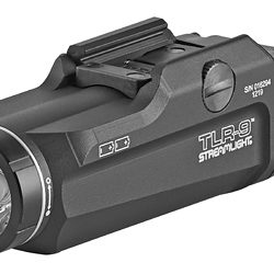 Streamlight TLR-9 Flex, Black Finish, 1000 Lumens, 1.5 Hour Runtime, Comes wi...