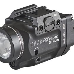 Streamlight TLR-8 HL-X Sub USB, Weaponlight with Green Laser, 1,000 Lumens, B...