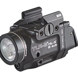 Streamlight TLR-8 HL-X Sub USB, Weaponlight with Green Laser, 1,000 Lumens, B...
