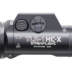 Streamlight TLR-1 HL-X, Pistol Light, 1,500 Lumens with SL-B9 Batteries, 1 Ho...