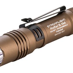 Streamlight ProTac, Flashlight, C4 LED 350 Lumens, One CR123, One AA, Coyote ...