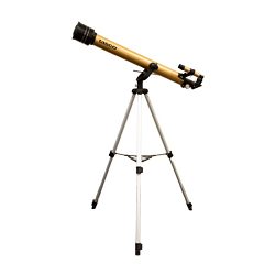 Tasco LUMINOVA Gold, Refractor Telescope, 60X800mm, Matte Finish, Gold