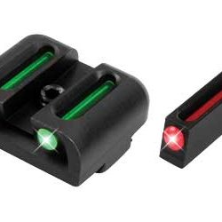 TRUGLO Brite-Site, Fiber Optic, Sight, Low, Fits GLOCK 9/40SW/357Sig