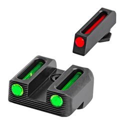 TRUGLO Brite Site Fiber Optic Red Front 3 Dot Sight, Green Rear Sight, Fits G...