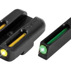 TRUGLO Brite-Site Tritium/Fiber Optic Sight, Fits GLOCK 42 and 43, Green and ...