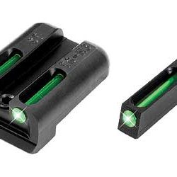 TRUGLO Brite-Site Tritium/Fiber Optic Sight, Fits Sig #8 Front / #8 Rear, Green