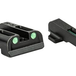TRUGLO Brite-Site Tritium/Fiber Optic Sight, Fits Sig #6 Front / #8 Rear, Green