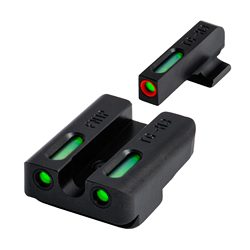 TRUGLO TFX Pro, Sight Set, Fits FN FNX 9, Tritium/Fiber-Optic, Day/Night Sigh...