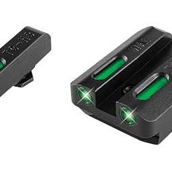 TRUGLO Brite-Site TFX, Sight, Fits Walther P99 and PPQ, Tritium/Fiber-Optic, ...