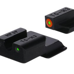 TRUGLO Tritium Pro, Sight Set, For S&W Bodyguard, Green Tritium, Orange Ring ...