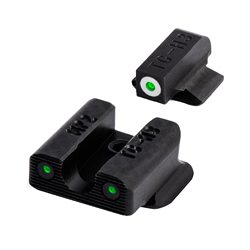 TRUGLO Tritium Pro, Sight Set, For S&W Bodyguard, Green Tritium, White Ring o...