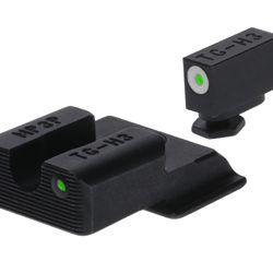 TRUGLO Tritium Pro, Sight Set, For S&W EZ 380, Green Tritium, White Ring on F...