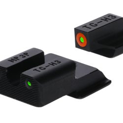 TRUGLO Tritium Pro, Sight Set, For S&W EZ 9, Green Tritium, Orange Ring on Fr...