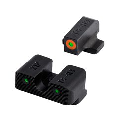 TRUGLO Tritium Pro, Sight Set, For Springfield XD, Green Tritium, Orange Ring...