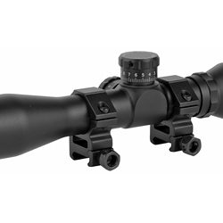 TRUGLO Tactical Xtreme Rifle Scope, 4X32mm, 1", Mil-Dot Reticle, Includes Rin...