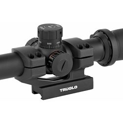 TRUGLO TRU-BRITE 30, Rifle Scope, 1-6X24mm, 30mm, Power Ring Duplex Mil-Dot I...