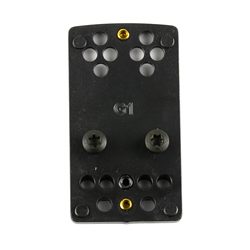 TRUGLO Pistol Red Dot Sight Mount, Fits Glock, Coverts Factory Rear Sight Dov...