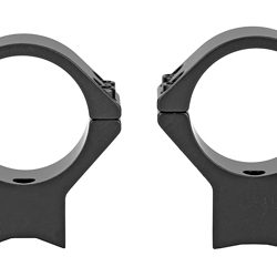 Talley Manufacturing Light Weight Ring/Base Combo, 30mm Med, Black Finish, Al...