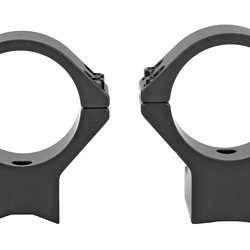 Talley Manufacturing Light Weight Ring/Base Combo, 30mm Med, Black Finish, Al...