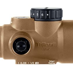 Trijicon MRO SD, Green Dot, 25mm Objective, 2 MOA Dot, Anodized Finish, Coyot...