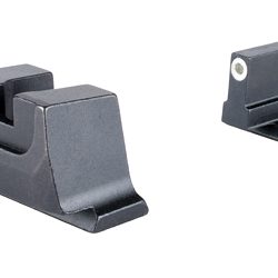 Trijicon Suppressor/Optic Height, Night Sights, White Front with Metal Rear &...