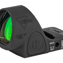 Trijicon SRO (Specialized Reflex Optic), 5 MOA, Adjustable LED, Matte Black F...