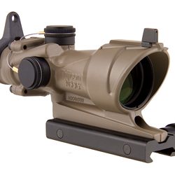 Trijicon ACOG Rifle Scope, 4X 32, Amber Crosshair .223 Reticle, Center Illumi...