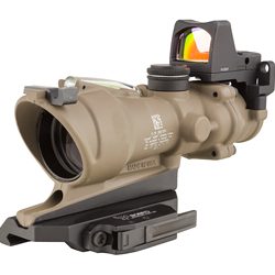 Trijicon ACOG ECOS, 4X32mm Dual Illuminated Green Crosshair 5.56 Reticle, Bac...