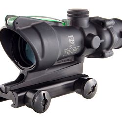 Trijicon ACOG, 4x32, Green Dual Illuminated, .223 Chevron Reticle, With TA51 ...